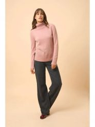 Just Cashmere Kaszmirowy golf "Lexie" w kolorze jasnoróżowym rozmiar: M. Różowe golfy damskie Just Cashmere, m, bez wzorów, z kaszmiru, bez ramiączek. Za 432.80 zł.