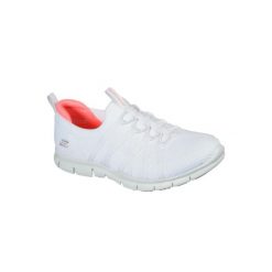 Buty Sportowe Damskie Skechers Chic Newness. Białe obuwie sportowe casual damskie Skechers, trekkingowe. Za 274.99 zł.