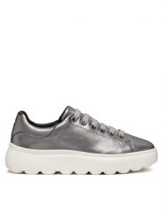 Geox Sneakersy Spherica Ec4.1 D45TCD 000CF C1357 Czarny. Czarne obuwie sportowe damskie Geox, ze skóry, bez zapięcia. Za 419.99 zł.