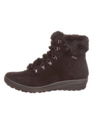 Avance shoes Skórzane botki w kolorze czarnym rozmiar: 36. Czarne botki damskie avance shoes, z materiału, bez obcasa, bez zapięcia. Za 127.05 zł.