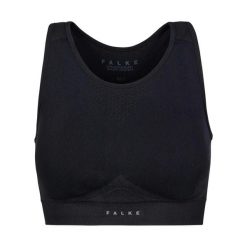 Biustonosz dla kobiet Falke. Czarne biustonosze sportowe damskie Falke, bez wzorów. Za 395.00 zł.