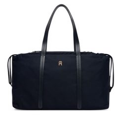 Torebka Tommy Hilfiger. Niebieskie torebki klasyczne damskie Tommy Hilfiger, bez dodatków. Za 404.99 zł.