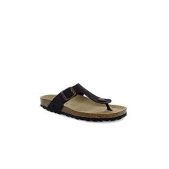 Japonki damskie LUMBERJACK JOLIE. Czarne klapki damskie Lumberjack, bez wzorów, bez obcasa, bez zapięcia. Za 159.99 zł.