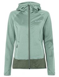 Bluza damska z kapturem VAUDE Tekoa II. Zielone bluzy damskie Vaude, bez wzorów, z dzianiny, z kapturem. Za 429.00 zł.