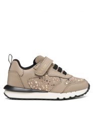 Geox Sneakersy J Fastics Girl J46GZB 0BCBL C5M2X M Beżowy. Brązowe buty sportowe dziewczęce Geox, ze skóry, bez zapięcia. Za 229.99 zł.