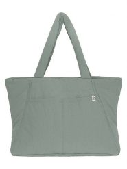 MOSS COPENHAGEN Shopper bag w kolorze zielonym - 46 x 31 x 20 cm rozmiar: onesize. Zielone shopper bag Moss Copenhagen, bez wzorów, z materiału, na ramię, bez dodatków. Za 114.95 zł.