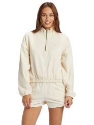 Roxy Bluza w kolorze beżowym rozmiar: XL. Brązowe bluzy damskie Roxy, xl, bez wzorów, bez kaptura. Za 79.03 zł.