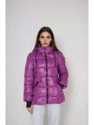 Steve Madden Kurtka zimowa w kolorze fioletowym rozmiar: XL. Różowe kurtki damskie Steve Madden, na zimę, xl, bez wzorów, z puchu, bez kaptura. Za 295.86 zł.