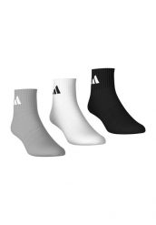 Wyściełane skarpety adidas (x3). Białe skarpetki damskie Adidas, bez wzorów, z materiału. Za 48.99 zł.