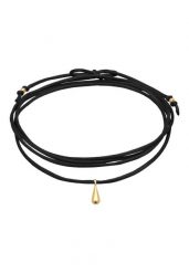 Elli Damski choker wisiorek kropla z satynową szarością ze srebra próby 925 Sterling Silver Naszyjniki 1 ct. Szare naszyjniki damskie Elli, srebrne. Za 241.39 zł.