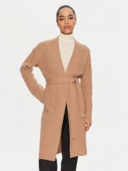 Calvin Klein Kardigan K20K208005 Beżowy Regular Fit. Brązowe kardigany damskie Calvin Klein, m, bez wzorów, z bawełny. Za 379.99 zł.