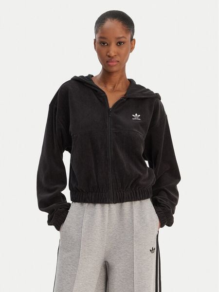 Adidas Bluza Essentials Chenile KE1117 Czarny Loose Fit. Czarne bluzy damskie Adidas, s, bez wzorów, z bawełny, bez kaptura. Za 218.99 zł.