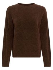 MOSS COPENHAGEN Sweter "Festina" w kolorze brązowym rozmiar: M/L. Brązowe swetry klasyczne damskie Moss Copenhagen, l, bez kołnierzyka. Za 165.99 zł.