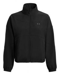 Under Armour RIVAL WOVEN JACKET Kurtka damska. Czarne kurtki sportowe damskie Under Armour, l, bez wzorów, z poliesteru, bez kaptura. Za 219.99 zł.