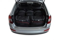 Torby Do Bagażnika Skoda Octavia Kombi 2013-2020 5Szt Kjust. Czarne torby podróżne KJUST, bez wzorów, z kauczuku. Za 1,546.00 zł.