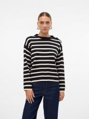 Vero Moda Sweter w kolorze czarnym rozmiar: XS. Czarne swetry klasyczne damskie Vero Moda, xs, bez kołnierzyka. Za 136.45 zł.