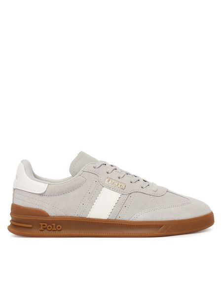 Polo Ralph Lauren Sneakersy Aera 804956688010 Beżowy. Brązowe obuwie sportowe damskie Polo Ralph Lauren, ze skóry, bez zapięcia. Za 459.99 zł.