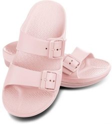 Klapki basenowe damskie Aqua Speed Alicante. Brązowe klapki damskie Aqua-Speed, bez wzorów, z materiału, bez obcasa, bez zapięcia. Za 84.99 zł.