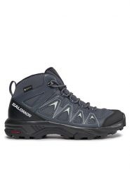 Salomon Trekkingi X Braze Mid GORE-TEX L47181100 Czarny. Czarne obuwie trekkingowe damskie Salomon, z gore-texu, bez zapięcia. Za 469.99 zł.