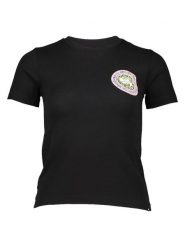 Quiksilver Koszulka w kolorze czarnym rozmiar: S/10. Czarne bluzki damskie Quiksilver, s, bez wzorów, z bawełny, bez kołnierzyka, bez ramiączek. Za 34.95 zł.
