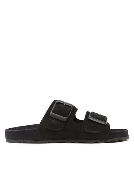Manebi Klapki Traveler Nordic Sandals K 1.0 RT Czarny. Czarne klapki damskie Manebi, bez wzorów, ze skóry, bez obcasa, bez zapięcia. Za 519.99 zł.
