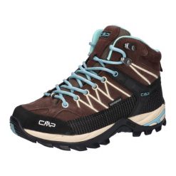 Buty trekkingowe damskie CMP RIGEL MID skóra wodoodporne. Brązowe obuwie trekkingowe damskie CMP, ze skóry, bez zapięcia. Za 489.49 zł.