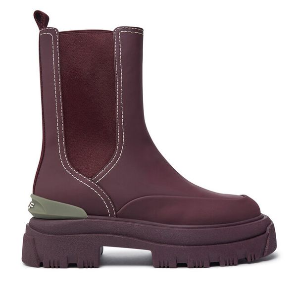 Sztyblety HOFF. Czerwone botki damskie HOFF, bez obcasa, na płaskiej podeszwie, bez zapięcia. Za 399.99 zł.