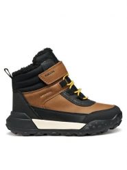 Geox Śniegowce J Trekkyup B Abx J46MBE 0MEMS C0275 S Brązowy. Brązowe buty zimowe chłopięce Geox, ze skóry, bez zapięcia. Za 289.99 zł.