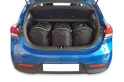 Torby Do Bagażnika Kia Rio Hatchback 2017+ 3Szt Kjust. Czarne torby podróżne KJUST, bez wzorów, z kauczuku. Za 780.00 zł.