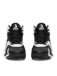 SHAQ Sneakersy EO-DEVASTATOR 2.0 AQ95042Y-BW Czarny. Czarne buty sportowe chłopięce Shaq, ze skóry, bez zapięcia. Za 229.99 zł.