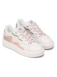 Marc O´Polo Skórzane sneakersy w kolorze kremowym rozmiar: 37. Brązowe obuwie sportowe damskie bez zapięcia. Za 184.89 zł.