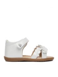 Nelli Blu Sandały CEO-CM250513-9 Biały. Białe sandały dziewczęce Nelli Blu, ze skóry, bez obcasa, bez zapięcia. Za 79.99 zł.