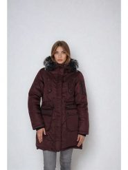 Steve Madden Parka w kolorze czerwonym rozmiar: XL. Czerwone parki damskie Steve Madden, xl, bez kaptura. Za 306.01 zł.