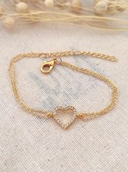 Atelier MIU Pozłacana bransoletka z elementem ozdobnym rozmiar: onesize. Żółte bransoletki damskie atelier MIU, pozłacane. Za 37.45 zł.