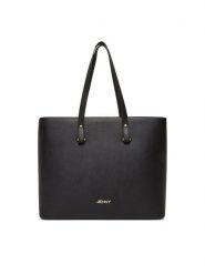 JENNY Torebka JNY-H-002-07 Czarny. Czarne torebki klasyczne damskie Jenny, z materiału, bez dodatków. Za 129.99 zł.