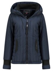 Geographical Norway Kurtka pikowana "Bitia" w kolorze granatowym rozmiar: M. Niebieskie kurtki damskie Geographical Norway, m, bez wzorów, bez kaptura. Za 192.45 zł.