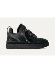 UGG Sneakersy "Lowmel" w kolorze czarnym rozmiar: 40. Czarne obuwie sportowe damskie Ugg, z materiału, bez zapięcia. Za 591.60 zł.