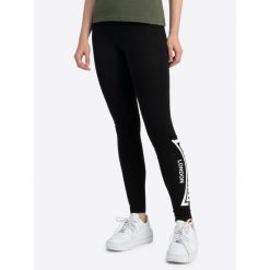 Damskie legginsy Lonsdale Shustoke. Czarne legginsy damskie Lonsdale, bez wzorów, na jogę i pilates. Za 152.50 zł.