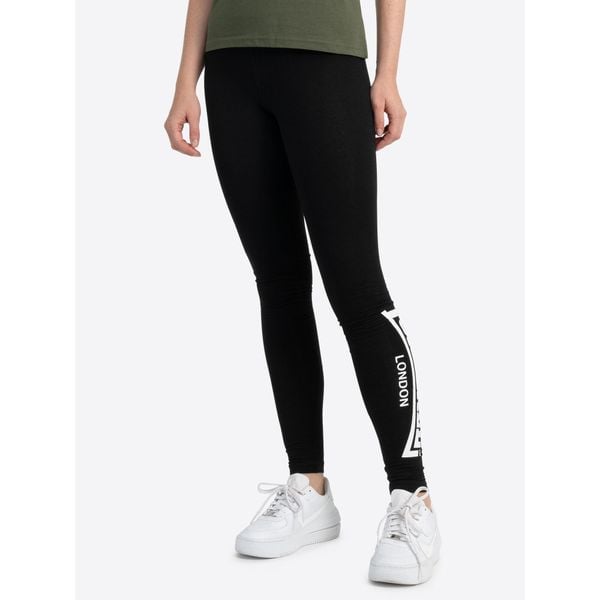 Damskie legginsy Lonsdale Shustoke. Czarne legginsy damskie Lonsdale, bez wzorów, na jogę i pilates. Za 152.50 zł.
