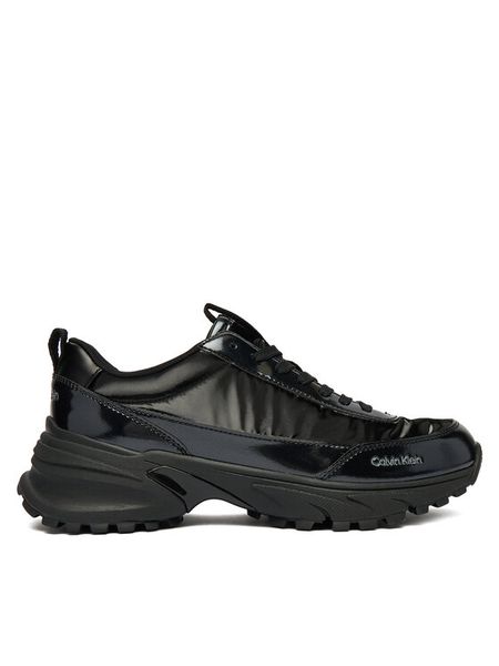 Calvin Klein Sneakersy Hike Runner Lace Up Pearl Ny YW0YW02043 Czarny. Czarne obuwie sportowe damskie Calvin Klein, ze skóry, bez zapięcia. Za 529.99 zł.