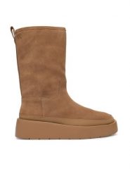 Calvin Klein Śniegowce Flatform Mid Boot Suede Wl HW0HW03181 Beżowy. Brązowe śniegowce damskie Calvin Klein, ze skóry. Za 749.99 zł.
