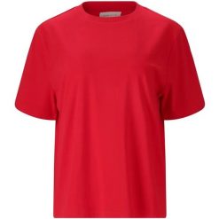 Koszulka damska Athlecia Lexy. Czerwone bluzki damskie Athlecia, bez wzorów, bez kołnierzyka, bez ramiączek. Za 180.50 zł.