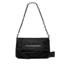 Torebka Steve Madden. Czarne listonoszki damskie Steve Madden, bez wzorów, bez dodatków. Za 359.99 zł.