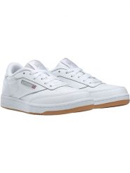 Reebok Skórzane sneakersy "Club C" w kolorze białym rozmiar: 34,5. Białe obuwie sportowe damskie Reebok, bez zapięcia. Za 166.88 zł.