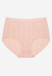 Różowa Bielizna Modelująca Majtki High Waist Lilialira. Czerwona bielizna korygująca Renee, bez wzorów, z jeansu. Za 9.99 zł.
