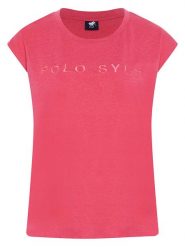 Polo Sylt Koszulka w kolorze różowym rozmiar: XL. Różowe bluzki damskie Polo Sylt, xl, bez wzorów, z bawełny, bez kołnierzyka, bez ramiączek. Za 74.63 zł.