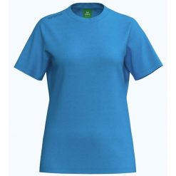 Klasyczna koszulka drużynowa Erima. Niebieskie bluzki damskie Erima, bez wzorów, z bawełny, klasyczne, bez kołnierzyka, bez ramiączek. Za 155.00 zł.