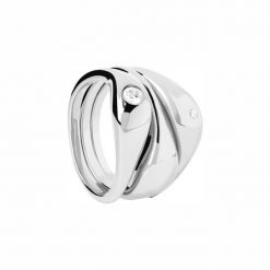 P D Paola Pierścionek P D Paola The New Essentials - 925 sterling silver i srebro Pierścionki 1 ct Damski. Szare pierścionki damskie P D Paola, z cyrkonią, srebrne. Za 559.99 zł.