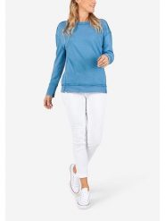 Timezone Bluza w kolorze niebieskim rozmiar: L. Niebieskie bluzy damskie Timezone, l, bez wzorów, bez kaptura. Za 83.42 zł.