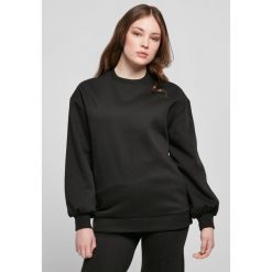 Bluza damska Urban Classics organic oversized crew. Czarne bluzy damskie Urban Classics, bez wzorów, z bawełny, bez kaptura. Za 244.50 zł.